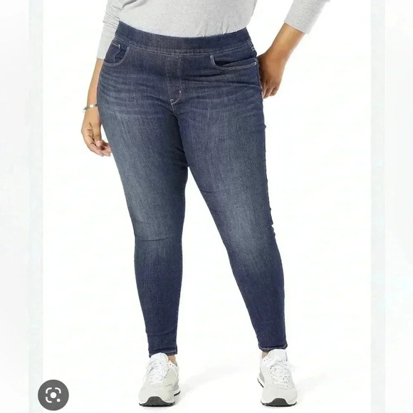 Signature by Levi Strauss Pull-On  Skinny Jeans sz 26 L - Picture 3 of 8